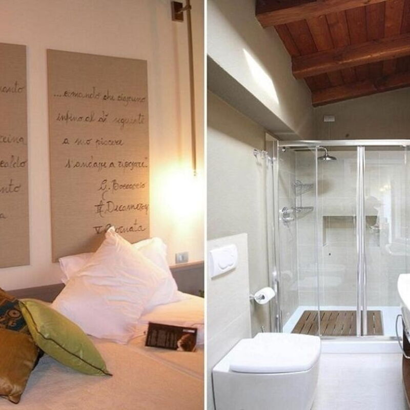 Villa La Tabaccaia: Bathroom, Bedroom