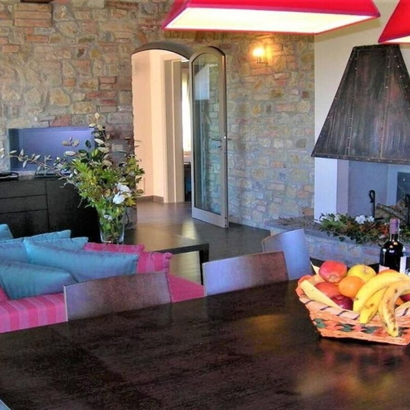 Villa La Tabaccaia: Dining Room, Kitchen, Living Room