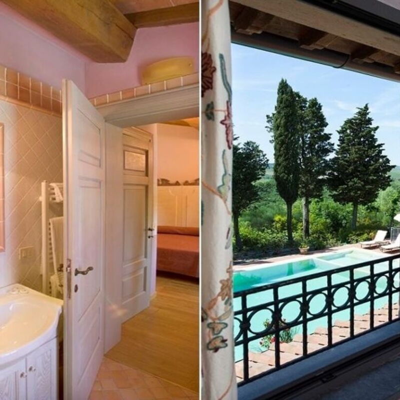 Villa Santa Virginia: Bathroom, Bedroom