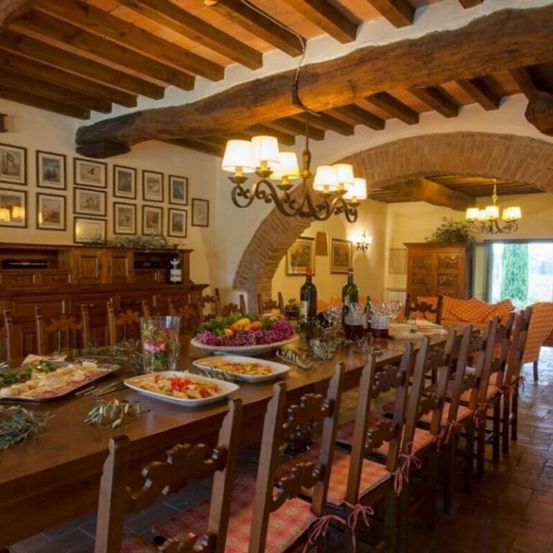 Villa Cerretello 22: Dining Room, Living Room