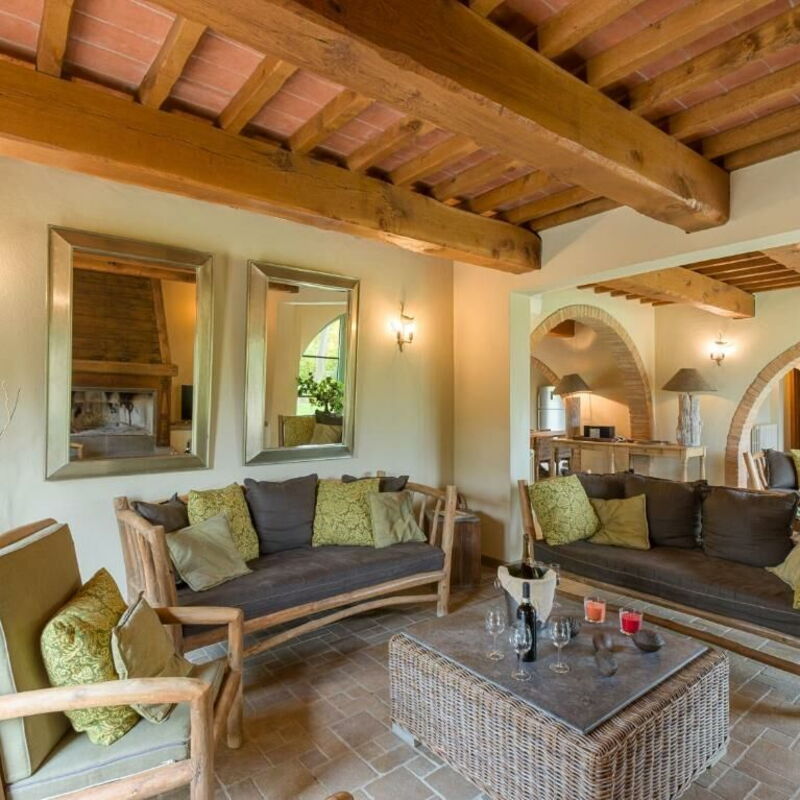 Villa Popillo: Living Room